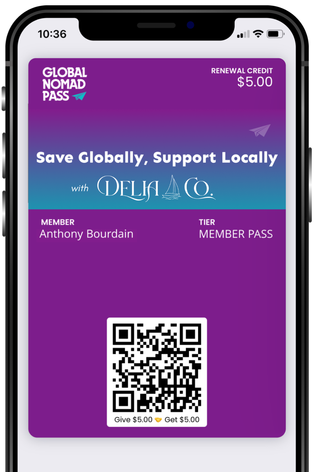 Global Nomad Pass - Annual Membership (Delia Edition)