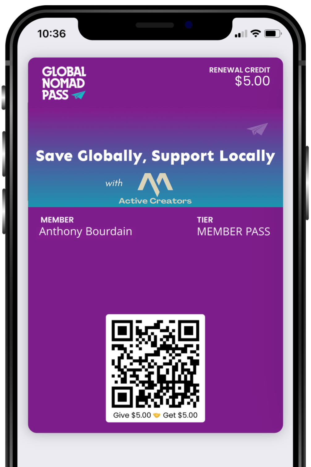 Global Nomad Pass - Annual Membership (Active Creators Edition) - globalnomadpass