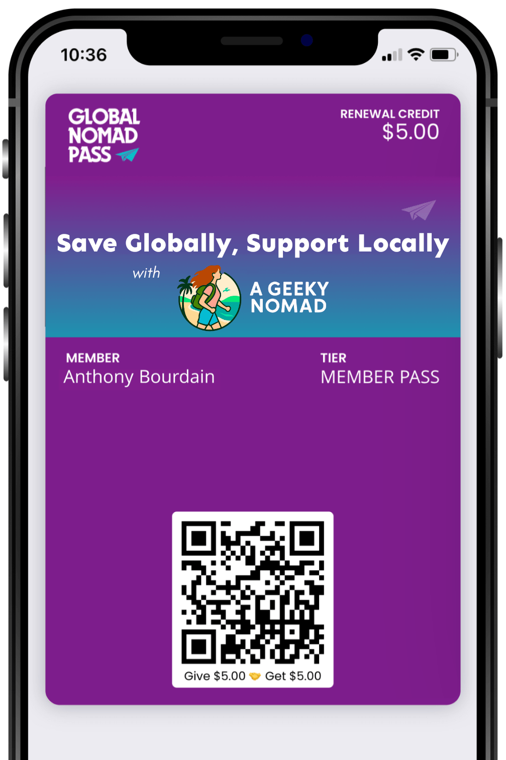Global Nomad Pass - Annual Membership (Alondra Aguirre Edition) - globalnomadpass