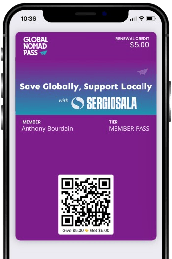 Global Nomad Pass - Annual Membership (Sergio Sala Edition) - globalnomadpass